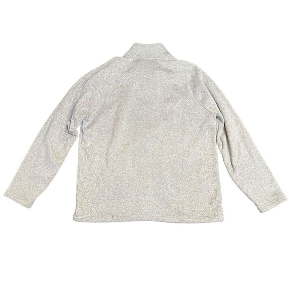 Eddie Bauer 1/4 Zip Pullover Sweater Size XL Light Heather Gray - Picture 7 of 7